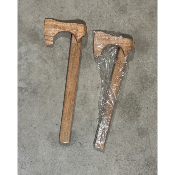 Wooden axes for practice - 2 pck