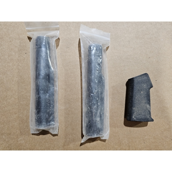 2 Pack of AR-15 Buffer Tubes and Magpul MOE Pistol Grip 
