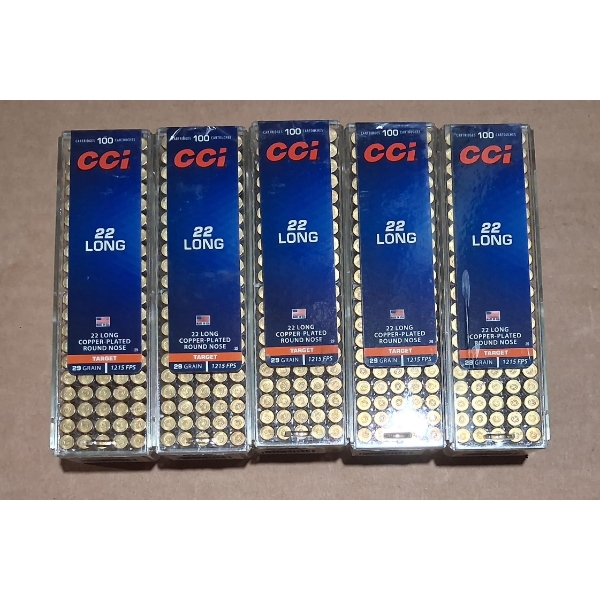 500 Rounds of CCI .22LR Ammo
