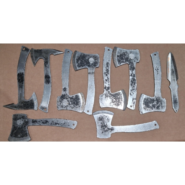 Lot of Throwing Implements