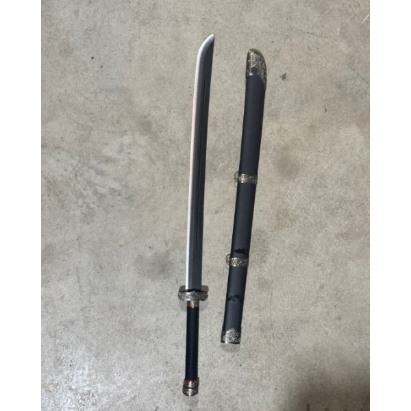 Plastic lightweight sword- black