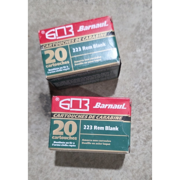 40 Rounds of .223 Blanks