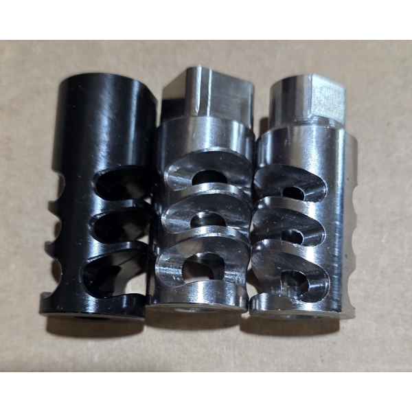 3 PACK OF MUZZLE BRAKE PROTOTYPES