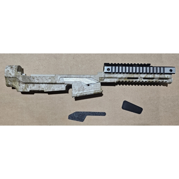 Mismatched SKS Aluminum Chassis (FDE camo pattern)