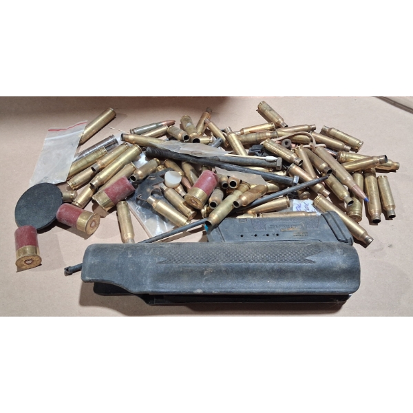 Desk Drawer of Shells and Loose Rounds