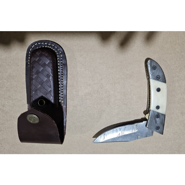 Damascus Folder Knife