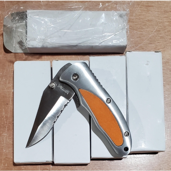 5 PACK OF RAZORBACK FOLDING KNIVES