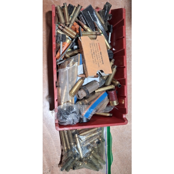 Lot of Assorted Ammo and Reloading Supplies