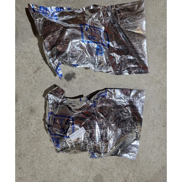 2 Pack of Opened Gas Mask Filters 