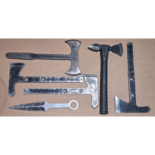 Lot of Throwing Implements