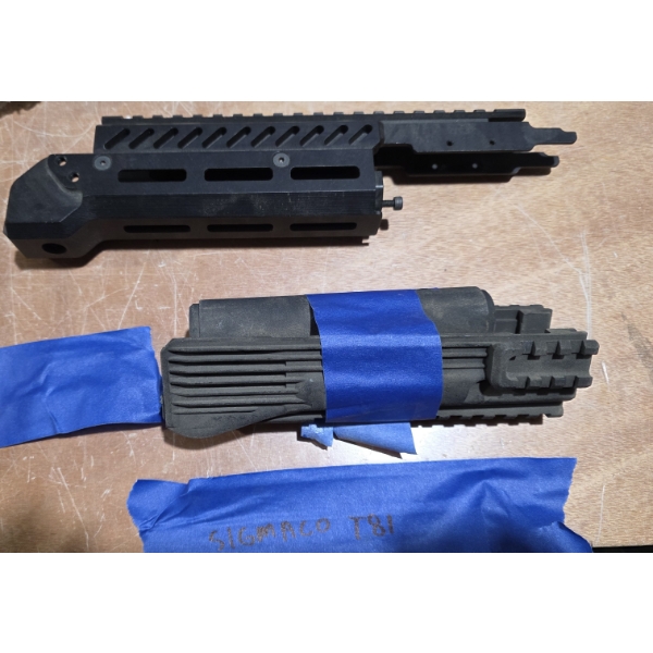SIG MACO Type 81 Handguard and Broken 3d Printed Type 81 Handguard