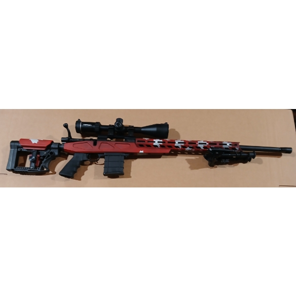 Howa M1500 With Scope and Bipod - Canadian Flag Pattern