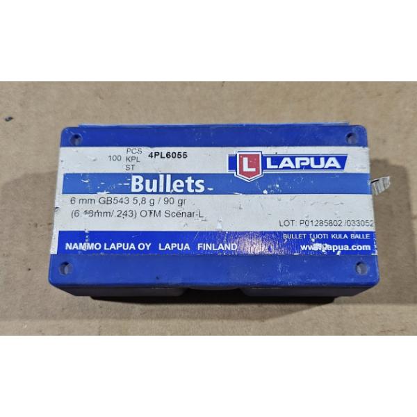 Lapua Projectiles 6mm 