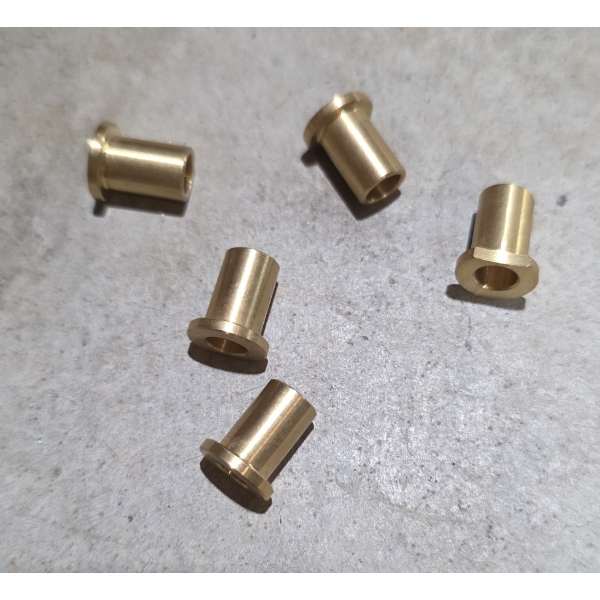 5 Pack of WK Brass Bushings with Cutouts