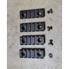 Image 1 : 4 Pack of 5 Slot M-Lok Rail Segments (missing hardware)