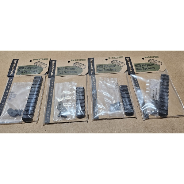4 pack of MAGPUL MOE Rail Segments 