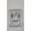 Image 4 : ICG 1986 MS69+ "Struck Thru"1 Troy Ounce .999 Fine Silver American Eagle Signed By Austin Hutto