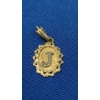 Image 2 : 14K Gold "J" Pendant & 14K Gold Single Earrings - Total Weight: 2.5g