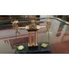 Image 3 : Vintage Brass Working Mini Scale In Perfect Condition As Shown