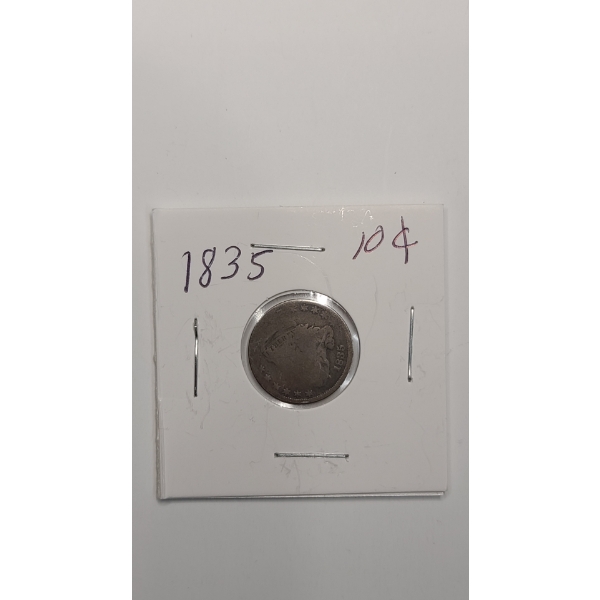 1835 Capped Bust Dime