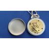 Image 4 : Lake View Watch Co Chicago 11 Jewels Open Face Pocket Watch With Chain -Doesn't Tick