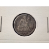 Image 2 : U.S. 1891 Seated Liberty Dime - 90% Silver
