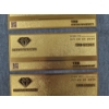 Image 3 : Lot of Three "Golden Patriots Future" TRB Checks - TRUMP GOLD FOIL CHECK