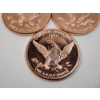 Image 4 : 3 - Twin Towers 9-11" We Shall Never Forget" - .999 Fine Copper 1 AVDP Ounce Coins - Mint Cond. 