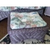 Image 2 : Louisville Home Pickup Fantastic Wicker Ensemble Offered This Auction - 1st/3 - LOVE SEA & FOOT REST