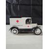 Image 4 : Vintage Red Cross Ambulance Die-Cast Ford Model T Coin Bank