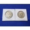 Image 1 : 2 Franklin Silver Half Dollars: 1949 and 1959