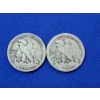 Image 2 : 2 - 90% Silver Walking Liberty Half Dollars: 1943 & 1920-S