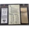 Image 2 : Authentic 2003 Super Bowl XXXVI NFL Football Ticket & 24K Gold Plated Ticket - Mint Condition