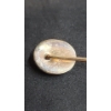 Image 8 : 14K Gold Bracelet Charms, Pendant & Vintage Stick Pin - Total Weight: 3.4g