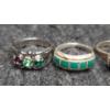 Image 3 : (6) Rings Including Sterling, Turquoise & Electroplated Rhodium 