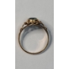 Image 4 : 14K Yellow Gold Art Deco Ring With Blue Stone - Size 6 - Weight: 2.3g