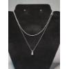 Image 1 : Two Sterling Silver Necklaces, One Pendant - Total Weight: 4.6g