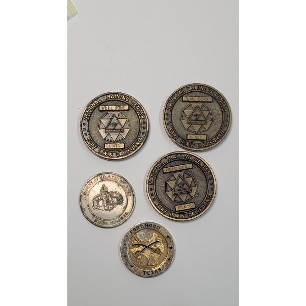 Collection Of U.S Military Commemorative Medals 