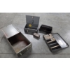 Image 1 : Vintage Metal Box Collection Includes Fire Proof Box With Key, Slide Box And More