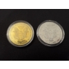 Image 2 : 2 - Donald J. Trump 2024 Gold & Silver Campaign Challenge Coins In Holders - Mint Condition