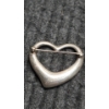 Image 2 : Tiffany & Co Sterling Silver Heart Shaped Pin/Brooch 14.8 Grams