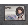 Image 1 : Hand Signed Super Crazy WWE 2008 Topps Wrestling Trading Card 