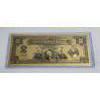 Image 1 : US Two Dollar 24k 999999 Silver Certificate Note Mint Condition In Protective Holder