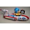 Image 1 : 1960's UNIVERSE TELEVIBOAT ME 777 LITHO TINPLATE BATT/OP SPACE TOY 