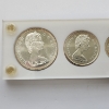 Image 2 : 1966 Canadian Proof-Like Set Including 80% Silver Dollar, 50 Cents, 25 Cents, 10 Cents, 