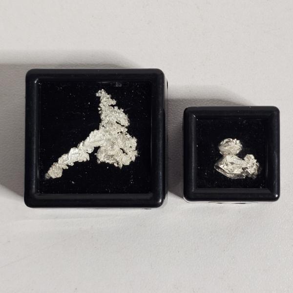 Crystalline Native Silver Mineral Specimens (see pics)