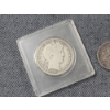 Image 2 : Lot of Two United States Silver Barber Coins - 1897 Quarter & 1915-S Half Dollar - $0.75 Face Value