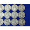 Image 5 : Lot of (16) Assorted Years Walking Liberty Half Dollars - 90% Silver FV: $8.00