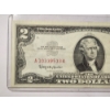 Image 3 : VERY NICE 1963 United States Federal Reserve Red Seal $2 Note ~ In Holder!