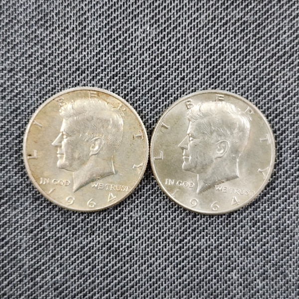 $1.00 Face Value in 90% Silver United States Kennedy Half Dollars